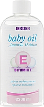Oliwka dla dzieci Witamina E - Jerden Baby Oil — Zdjęcie N3