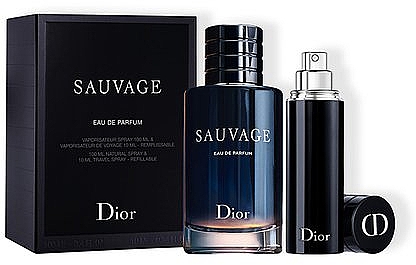 Dior Sauvage Gift Set - Zestaw (edp 100 ml + edp/mini 10 ml) — Zdjęcie N1
