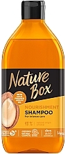 Kup PRZECENA! Szampon odżywiająco-pielęgnujący z olejkiem arganowym - Nature Box Nourishment Vegan Shampoo With Cold Pressed Argan Oil *