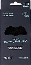 Oczyszczający plaster na nos - Yadah Charcoal Cleansing Nose Pack — Zdjęcie N1