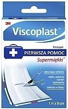 Super miękki plaster medyczny, 1 metr x 8 cm - Viscoplast Prestopor Supersoft — Zdjęcie N1