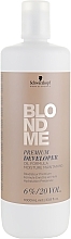 Kremowy utleniacz do włosów blond 6% - Schwarzkopf Professional Blondme Premium Developer 6% — Zdjęcie N3