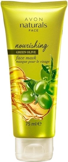 Odżywcza maseczka do twarzy Zielona oliwka - Avon Naturals Nourishing Green Olive Face Mask