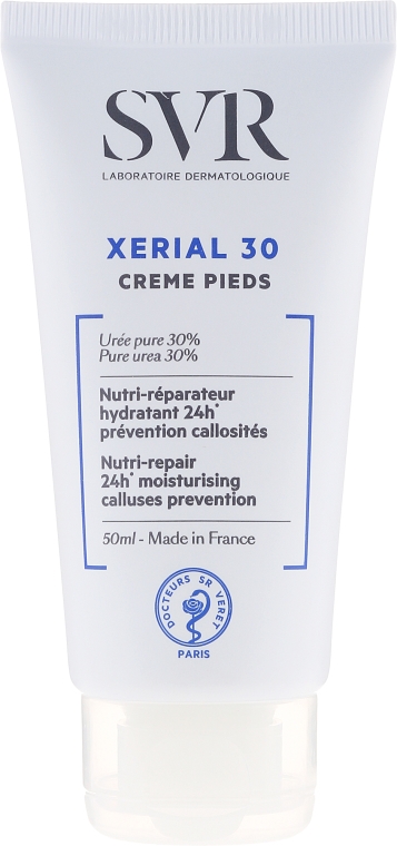 Odżywczy krem regenerujący suchą skórę stóp i zapobiegający powstawaniu odcisków - SVR Xérial 30 Crème Pieds — Zdjęcie N2