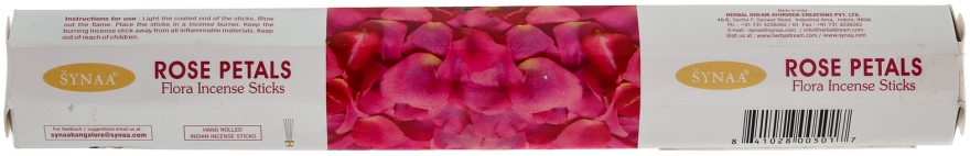 Kadzidełka Płatki róż - Synaa Flora Incense Sticks Rose Petals