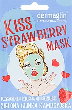Kup Maseczka z zielonej glinki kambryjskiej Oczyszczenie i redukcja niedoskonałości - Dermaglin Kiss Strawberry Mask