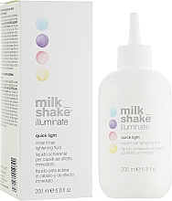 Natychmiastowy rozświetlający fluid do włosów - Milk Shake Z.One Concept Illuminate Quick Light — Zdjęcie N1