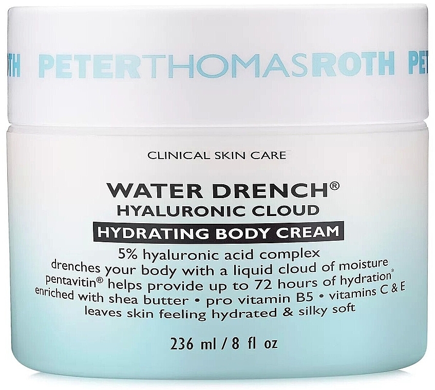 Nawilżający krem do ciała - Peter Thomas Roth Water Drench Hyaluronic Cloud Hydrating Body Cream — Zdjęcie N1