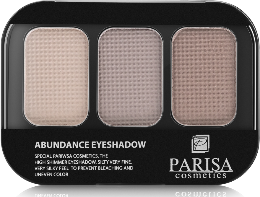 Paletka cieni do powiek - Parisa Cosmetics Eye Shadow Trio — Zdjęcie N2