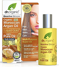 Kup Olej arganowy do skór, włosów, paznokci i ust - Dr Organic Bioactive Skincare Argan Oil Liquid Gold Pure Oil