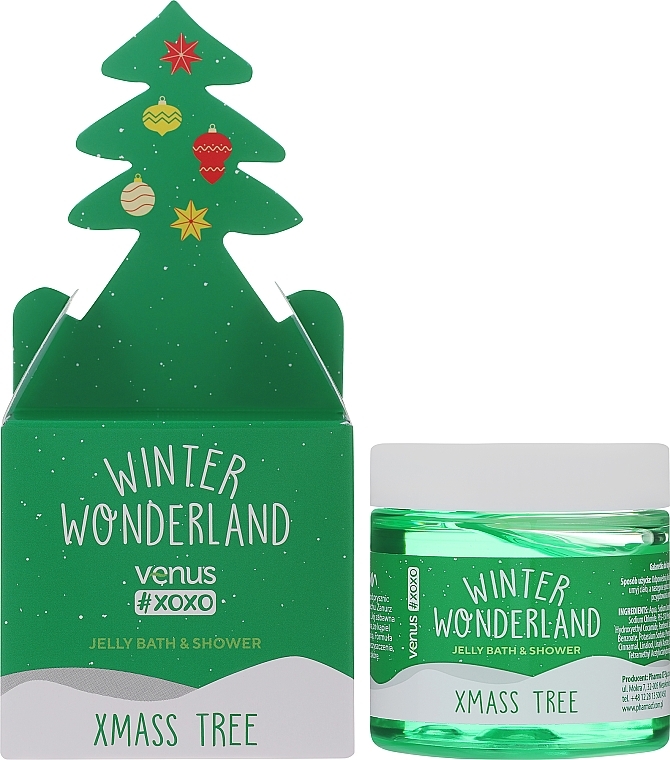 Żel do kąpieli i pod prysznic - Venus Xoxo Winter Wonderland Jelly Bath & Shower Xmas Tree — Zdjęcie N2