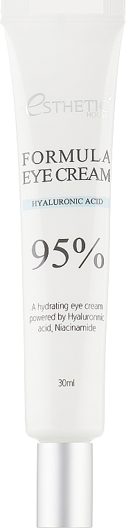 Krem nawilżający do skóry wokół oczu Kwas hialuronowy i niacynamid - Esthetic House Formula Eye Cream Hyaluronic Acid 95% — Zdjęcie N2