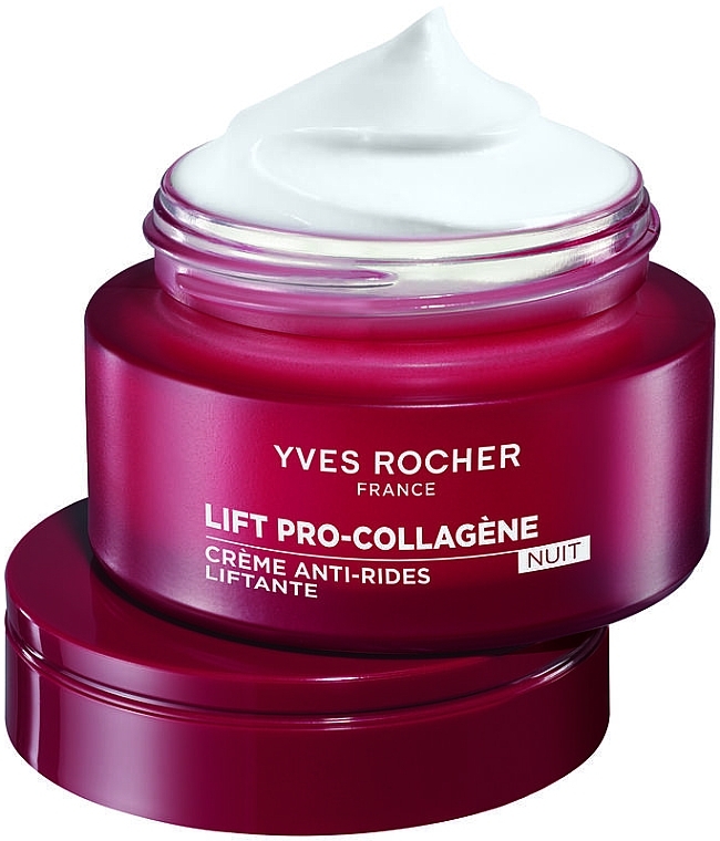 Krem przeciwzmarszczkowy na noc - Yves Rocher Lift Pro-Collagen Lifting Anti-Wrinkle Night Cream — Zdjęcie N2