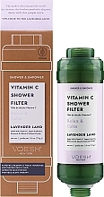 Filtr pod prysznic z witaminą C Lawenda - Voesh Vitamin C Shower Filter Lavender Land — Zdjęcie N2