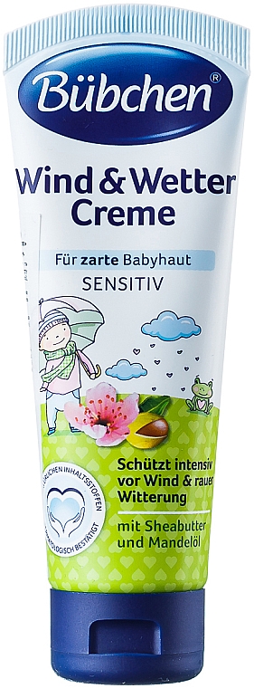 PREZENT! Ochronny krem dla dzieci na wiatr i niepogodę - Bubchen Wind & Wetter Creme — Zdjęcie N1