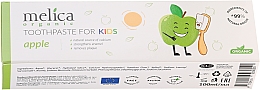 Pasta do zębów dla dzieci Jabłko - Melica Organic Toothpaste For Kids Apple — Zdjęcie N2