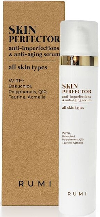 PRZECENA! Serum do twarzy przeciw niedoskonałościom i starzeniu się - Rumi Cosmetics Skin Perfector Anti-Imperfections & Anti-Aging Seru * — Zdjęcie N1