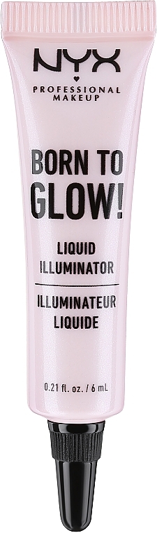 Płynny rozświetlacz - NYX Professional Makeup Born To Glow Liquid Illuminator  — Zdjęcie N2