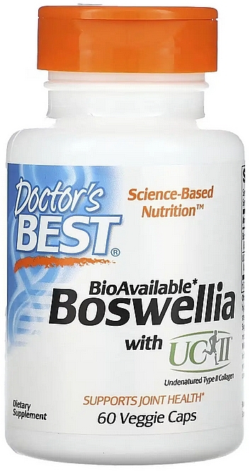 Suplement diety Boswellia z UC-II - Doctor's Best Boswellia with UC-II — Zdjęcie N1