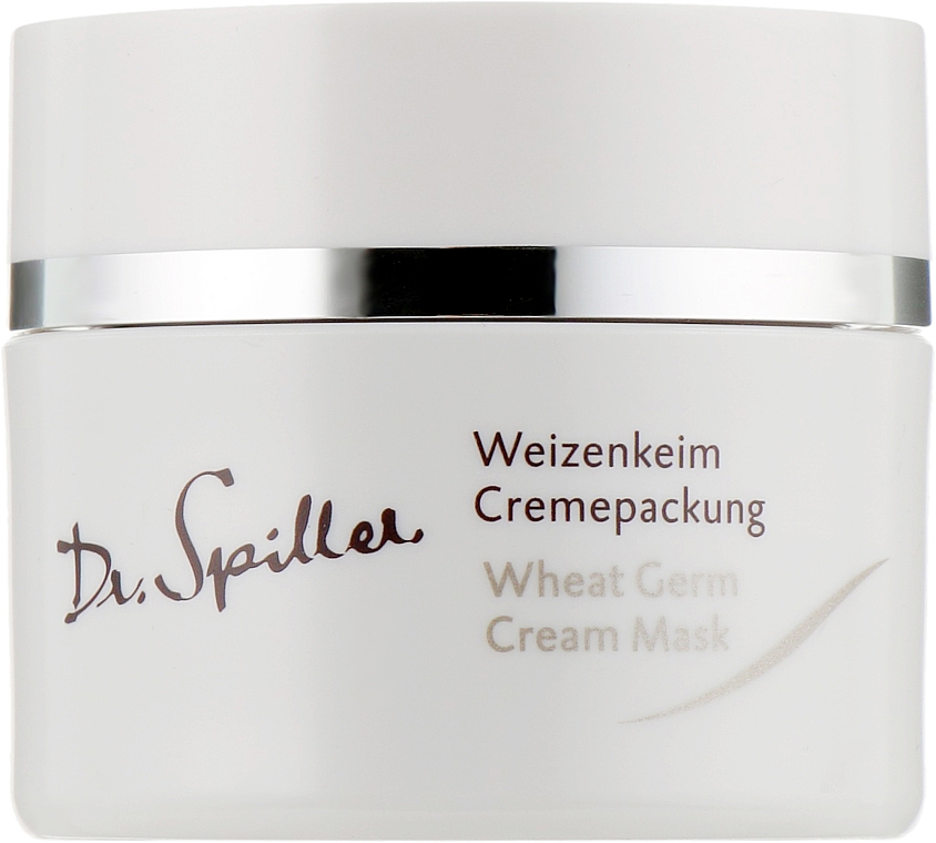 Odżywcza ​​​​kremowa maska do twarzy - Dr. Spiller Wheat Germ Cream Mask  — Zdjęcie N1