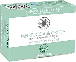 Organiczne mydło Pokrzywa i mięta - Sapone Di Un Tempo Organic Soap Nettle Mint — Zdjęcie N1