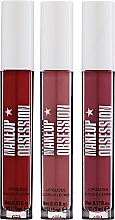 Zestaw - Makeup Obsession Be Passionate About Lip Gloss Collection (lipgloss/3x5ml) — Zdjęcie N2