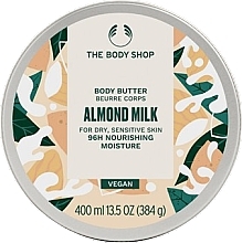 Masło do ciała Mleko migdałowe - The Body Shop Almond Milk Vegan Body Butter — Zdjęcie N3