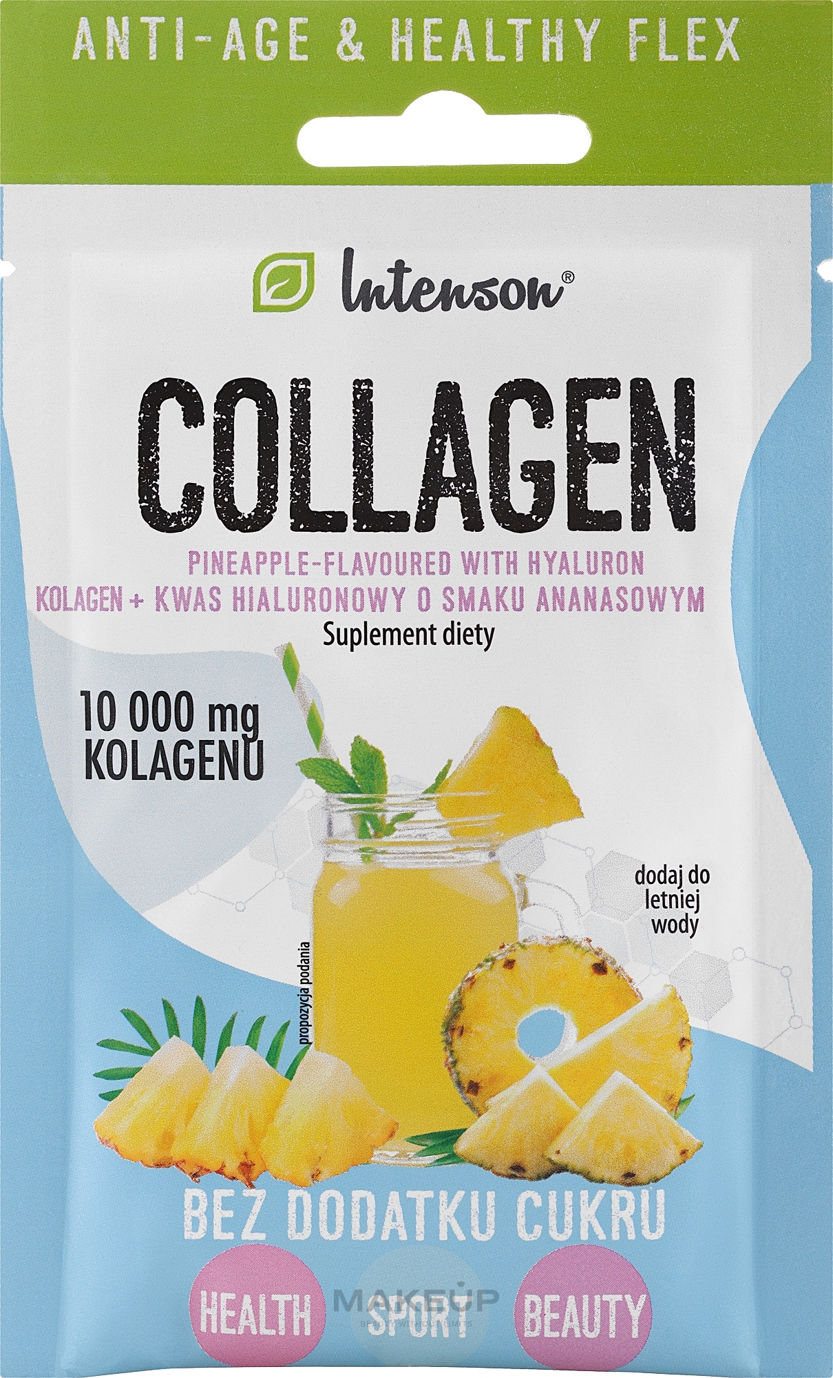 Suplement diety Kolagen o smaku ananasowym - Intenson Collagen Pineapple — Zdjęcie 11.4 g