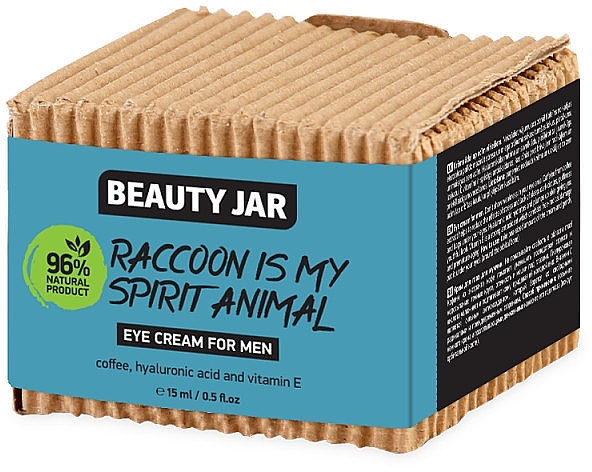 PRZECENA! Krem pod oczy dla mężczyzn - Beauty Jar Raccoon Is My Spirit Animal Eye Cream For Men * — Zdjęcie N3