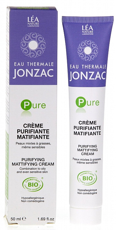 Matujący krem do twarzy - Eau Thermale Jonzac Pure Purifying Mattifying Cream — Zdjęcie N2