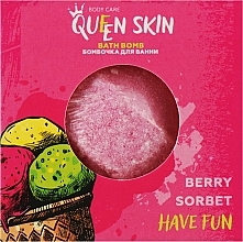 Kula do kąpieli z sorbetem jagodowym - Queen Skin Bath Bomb Berry Sorbet — Zdjęcie N2