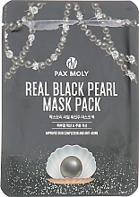 Kup Maska w płachcie z ekstraktem z czarnej perły - Pax Moly Real Black Pearl Mask Pack