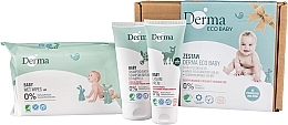 Kup Zestaw - Derma Eco Baby (cr/100ml + shm-soap/150ml + wet wipes/64pcs)