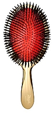 Szczotka do włosów z naturalnego włosia średnia, AUSP22SF, złota - Janeke Gold Hairbrush — Zdjęcie N1