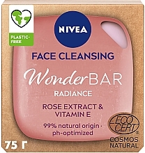 Naturalny środek do mycia twarzy dla naturalnie rozświetlonej skóry - Nivea WonderBar Radiance Face Cleansing — Zdjęcie N1