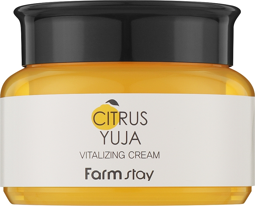 Odświeżający krem do twarzy, szyi i dekoltu - FarmStay Citrus Yuja Vitalizing Cream — Zdjęcie N1