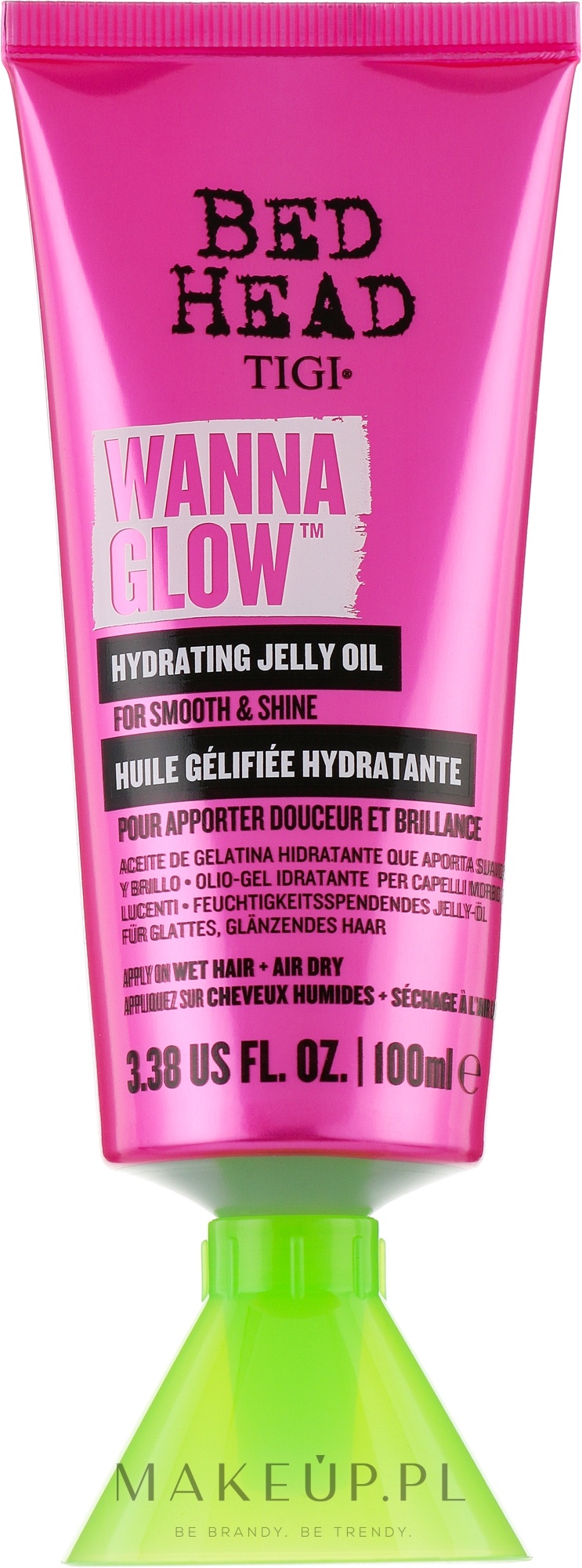 Żelowy olejek nadający blask i nawilżenie włosom - Tigi Bed Head Wanna Glow Hydrating Jelly Oil — Zdjęcie 100 ml