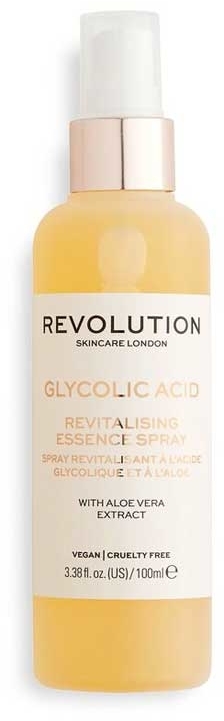 Spray-esencja z kwasem glikolowym i ekstraktem z aloesu - Makeup Revolution Skincare Glycolic & Aloe Essence — Zdjęcie N1