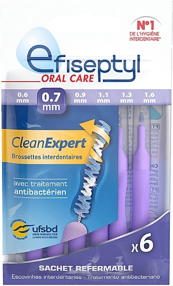 Szczoteczki do czyszczenia przestrzeni międzyzębowych - Efiseptyl Clean Expert — Zdjęcie N1
