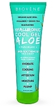 Kojący żel do twarzy i ciała z aloesem - Biovene Hyaluronic Cool Gel Aloe Super-Soothing Gel Face & Body — Zdjęcie N2