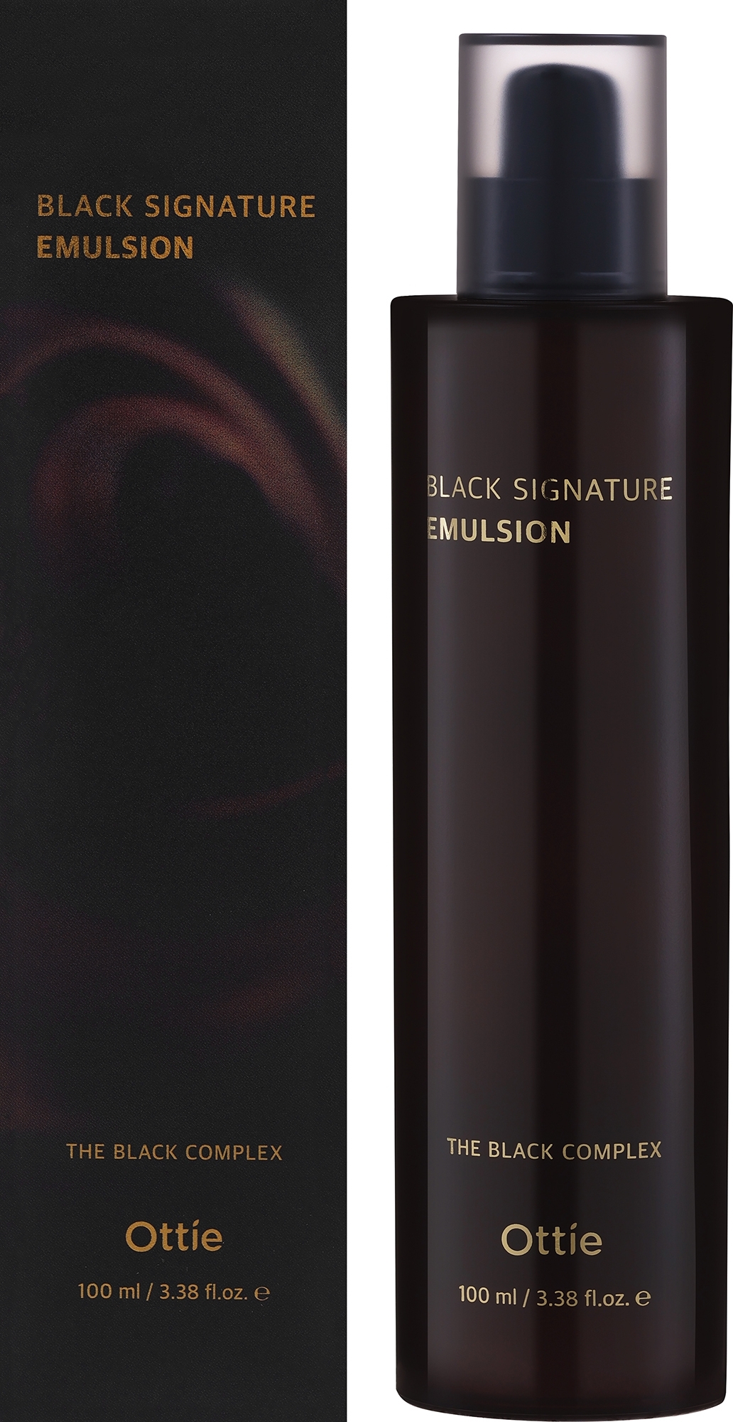 Emulsja do twarzy z mucyną czarnego ślimaka - Ottie Black Signature Emulsion — Zdjęcie 100 ml