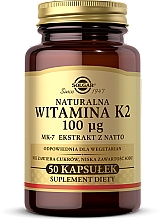 Kup Suplement diety Witamina K2 100 mcg - Solgar Vitamin K2 (MK-7)