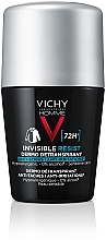 Kup Antyperspirant w kulce dla mężczyzn, 72 godziny ochrony przed potem i nieprzyjemnym zapachem oraz żółtym i białym plamom na ubraniach - Vichy Homme Deo Invisible Resist 72H