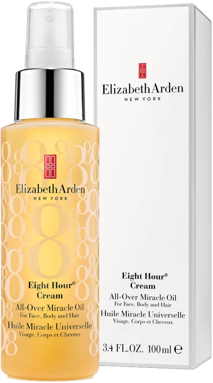 Nawilżający olejek do twarzy, ciała i włosów - Elizabeth Arden Eight Hour Cream All-Over Miracle Oil