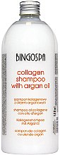 Szampon kolagenowy z olejem arganowym i ekstraktem z bambusa - BingoSpa Collagen Shampoo With Argan Oil And Bamboo Extract — Zdjęcie N1