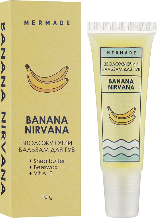 Nawilżający balsam do ust Banan - Mermade Banana Nirvana — Zdjęcie N2