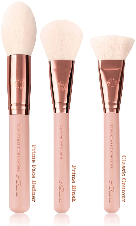 Zestaw pędzli do makijażu, 10 szt. - Luvia Cosmetics Rose Golden Vintage Brush Expansion Set — Zdjęcie N4