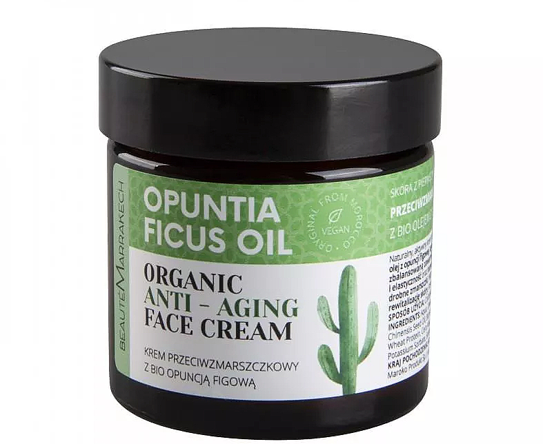 Przeciwzmarszczkowy krem do twarzy z opuncją figową - Beaute Marrakech Anti-Wrinkle Face Cream With Bio Oil Of Fig Prickly Pear