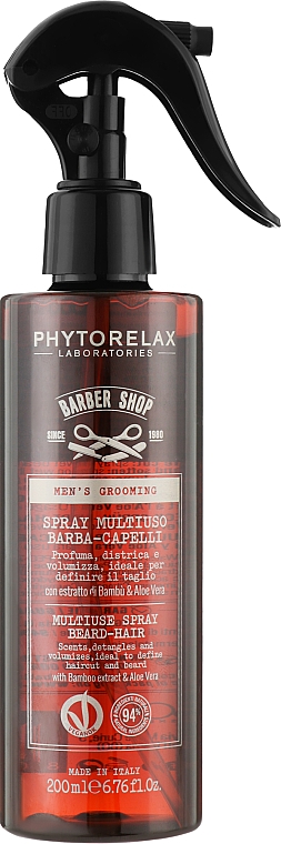 Wielofunkcyjny spray do włosów i brody - Phytorelax Laboratories Men's Grooming Multiuse Spray Beard-Hair