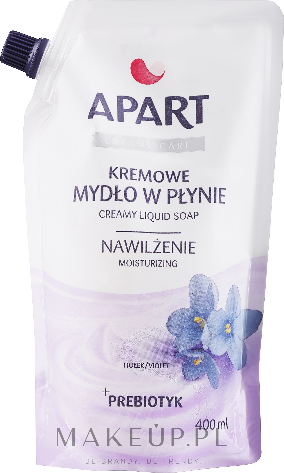 Mydło w płynie Passiflora i fiołek - Apart Natural Passion Flower & Violet Soap (uzupełnienie) — Zdjęcie 400 ml